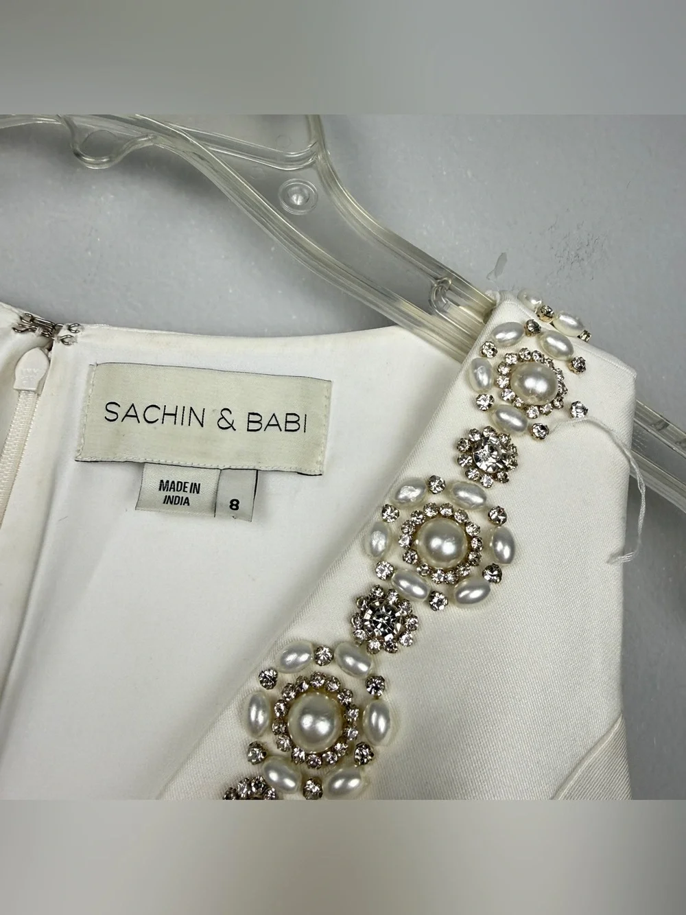 Anthropologie BHLDN Sachin + Babi Millie Embellished Wedding Bridal Dress - Picture 6 of 7